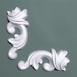 Угловой элемент к молдингу под покраску Bello Deco М12Н1 140×60×20