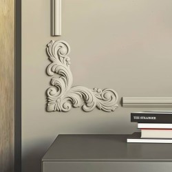 Угловой элемент к молдингу под покраску Bello Deco УУ1 190×190×12