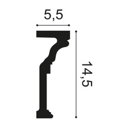 Молдинг под покраску Orac Decor P4010 2000×145×55
