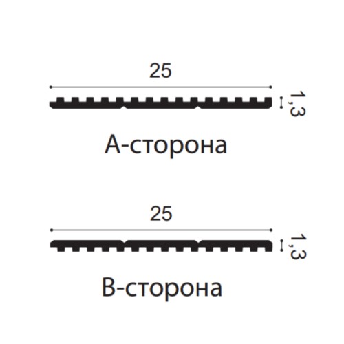 Стеновая панель под покраску Orac Decor Track WX205-3000 3000×250×13