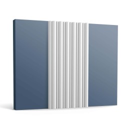 Стеновая панель под покраску Orac Decor Flute WX211-3000 3000×255×17