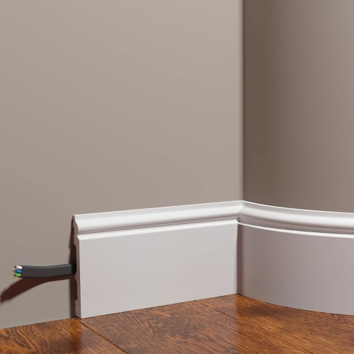 Плинтус под покраску гибкий Decor-Dizayn DD701F 2000×100×16