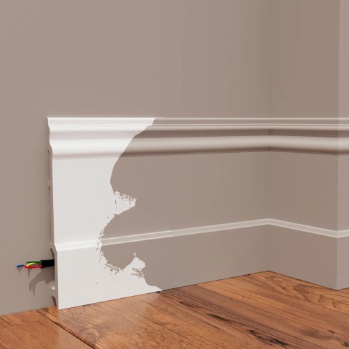 Плинтус под покраску Decor-Dizayn DD725 2000×210×21