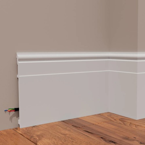 Плинтус под покраску Decor-Dizayn DD726 2000×202×16