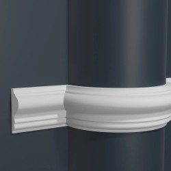 Молдинг под покраску гибкий Decor-Dizayn DD301F 2000×42×16