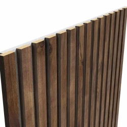 МДФ стеновая панель акустическая Cosca Decor Сканди Дуб Старинный Натуральный серый войлок 2750×600×19