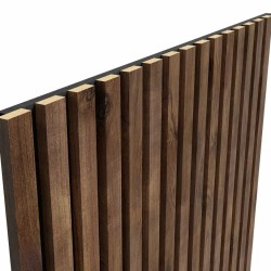 МДФ стеновая панель акустическая Cosca Decor Сканди Дуб Старинный Натуральный черный войлок 2750×600×19