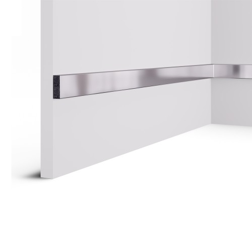 Рейка декоративная Cosca Decor Хром RX010-050 2000×30×10