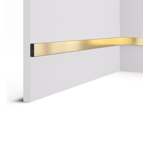 Рейка декоративная Cosca Decor Золото желтое RX010-051 2000×30×10