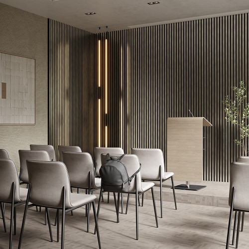 Рейка декоративная Cosca Decor Платина матовая RX010-055 2000×30×10