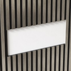 Рейка декоративная Cosca Decor Платина матовая RX010-055 2000×30×10