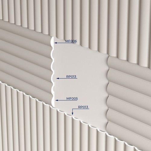 Финишный молдинг под покраску Cosca Decor MF005 2800×46×12