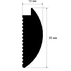 Финишный молдинг под покраску Cosca Decor MF006 2800×35×12