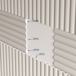 Финишный молдинг под покраску Cosca Decor MF006 2800×35×12