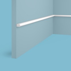 Финишный молдинг под покраску Cosca Decor MX053 2800×10×16