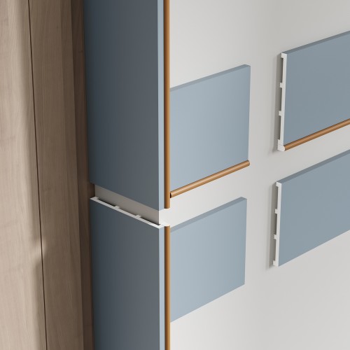 Финишный молдинг под покраску Cosca Decor MX053 2800×10×16