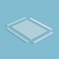 Финишный молдинг под покраску Cosca Decor MF001 2800×46×12