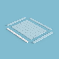 Финишный молдинг под покраску Cosca Decor MF002 2800×38×12