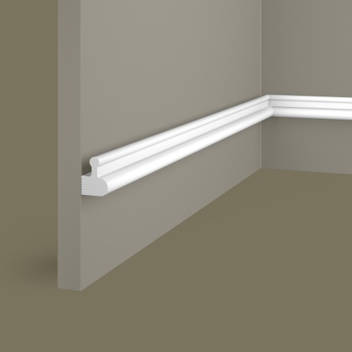 Финишный молдинг под покраску Cosca Decor ZL007 левый 2800×30×23