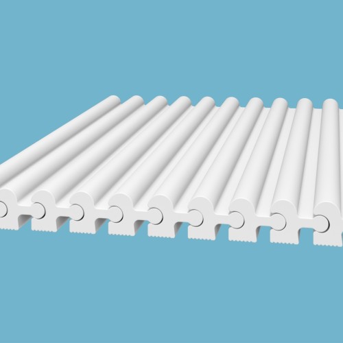 Финишный молдинг под покраску Cosca Decor ZL007 левый 2800×30×23