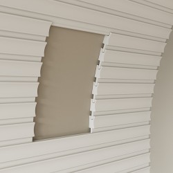 Финишный молдинг под покраску Cosca Decor ZP008 правый 2800×30×18