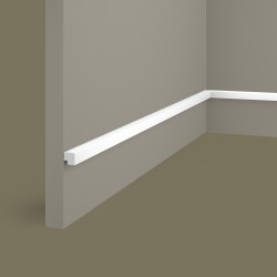 Финишный молдинг под покраску Cosca Decor ZP006 правый 2800×12×12