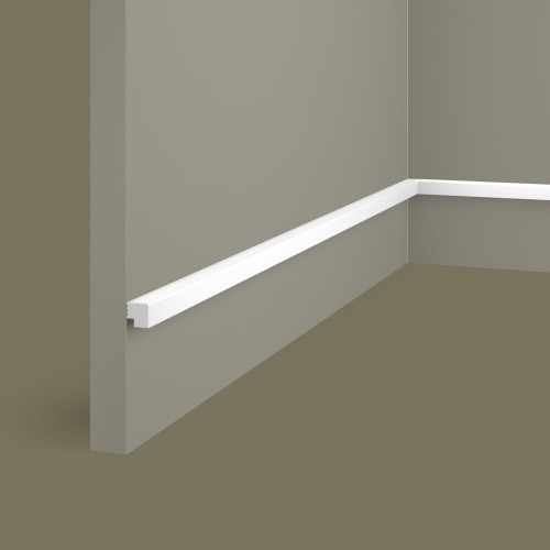 Финишный молдинг под покраску Cosca Decor ZP006 правый 2800×12×12