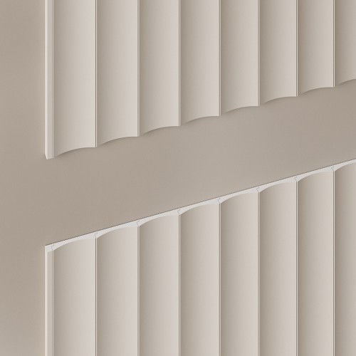 Финишный молдинг под покраску Cosca Decor ZP006 правый 2800×12×12