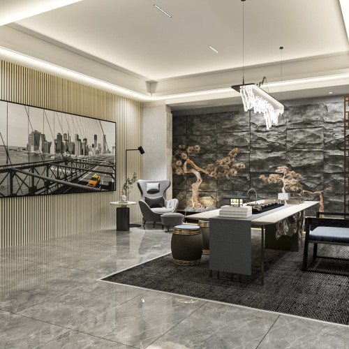 МДФ стеновая панель акустическая Cosca Decor Сканди Ясень Кристалл черный войлок 600×600×19