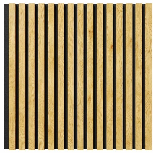 МДФ стеновая панель акустическая Cosca Decor Сканди Дуб Медный черный войлок 600×600×19