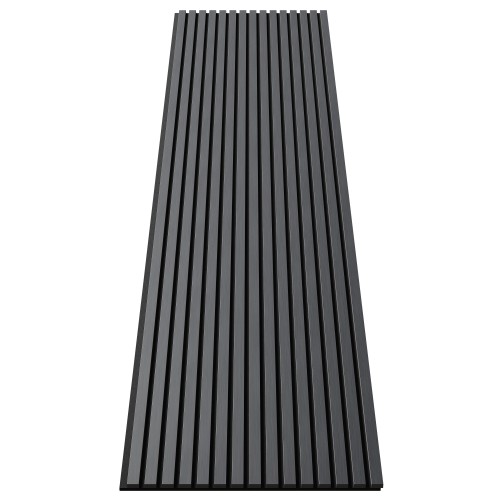 МДФ стеновая панель акустическая Cosca Decor Монако Дуб Антрацит Темно-серый черный войлок 2750×600×21