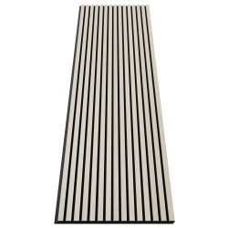 МДФ стеновая панель акустическая Cosca Decor Монако Дуб Клэр Светлый черный войлок 2750×600×21