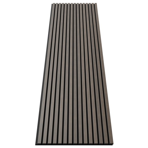 МДФ стеновая панель акустическая Cosca Decor Монако Дуб Маррон Коричневый черный войлок 2750×600×21