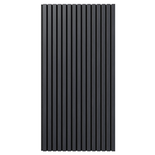 МДФ стеновая панель акустическая Cosca Decor Монако Дуб Антрацит Темно-серый черный войлок 1200×600×21