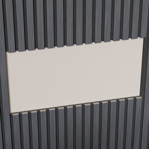 МДФ стеновая панель акустическая Cosca Decor Монако Дуб Антрацит Темно-серый черный войлок 600×600×21