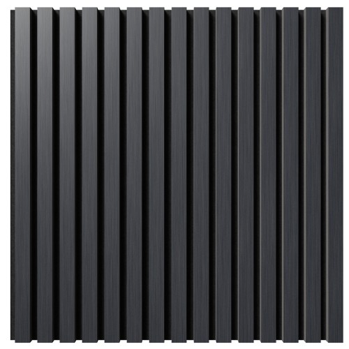 МДФ стеновая панель акустическая Cosca Decor Монако Дуб Антрацит Темно-серый черный войлок 600×600×21