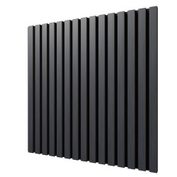 МДФ стеновая панель акустическая Cosca Decor Монако Дуб Антрацит Темно-серый черный войлок 600×600×21