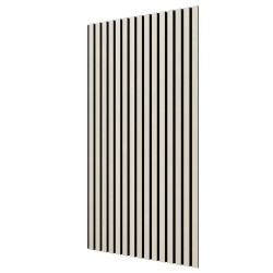 МДФ стеновая панель акустическая Cosca Decor Монако Дуб Клэр Светлый черный войлок 1200×600×21