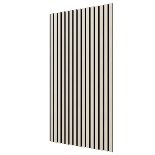 МДФ стеновая панель акустическая Cosca Decor Монако Дуб Клэр Светлый черный войлок 1200×600×21