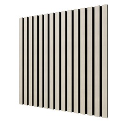 МДФ стеновая панель акустическая Cosca Decor Монако Дуб Клэр Светлый черный войлок 600×600×21