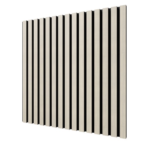 МДФ стеновая панель акустическая Cosca Decor Монако Дуб Клэр Светлый черный войлок 600×600×21