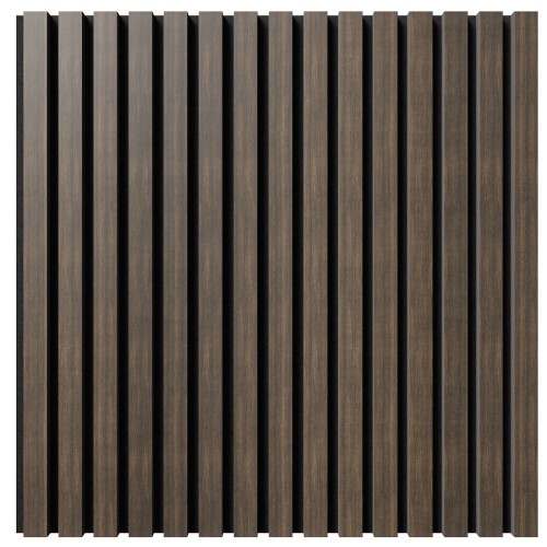 МДФ стеновая панель акустическая Cosca Decor Монако Дуб Маррон Коричневый черный войлок 600×600×21