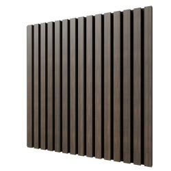 МДФ стеновая панель акустическая Cosca Decor Монако Дуб Маррон Коричневый черный войлок 600×600×21