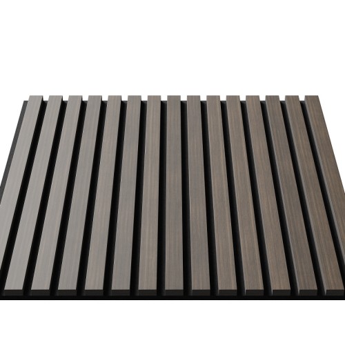 МДФ стеновая панель акустическая Cosca Decor Монако Дуб Маррон Коричневый черный войлок 600×600×21