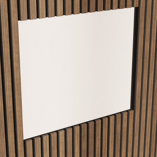 МДФ стеновая панель акустическая Cosca Decor Монако Дуб Маррон Коричневый черный войлок 600×600×21