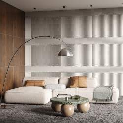 Стеновая панель под покраску Cosca Decor RP013 2800×156×12