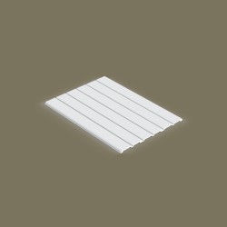 Стеновая панель под покраску Cosca Decor RP015 2800×156×12