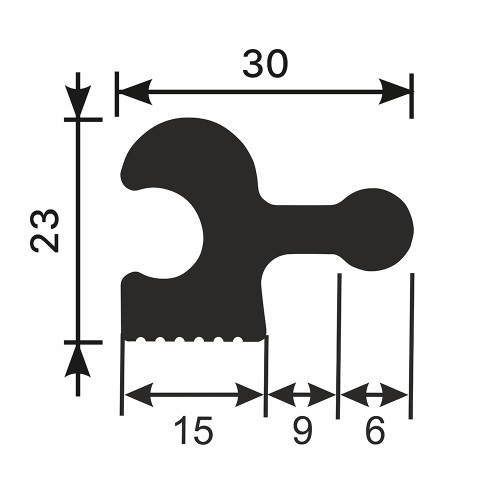 Стеновая панель под покраску Cosca Deco RX007 наборная 2800×30×23