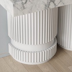 Стеновая панель под покраску Cosca Deco RX007 наборная 2800×30×23