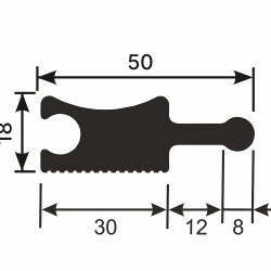 Стеновая панель под покраску Cosca Deco RX008 наборная 2800×50×18